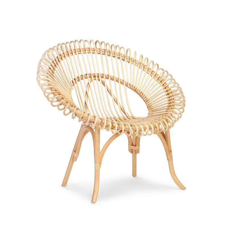 Brookhaven Upholstered Barrel Chair, Natural