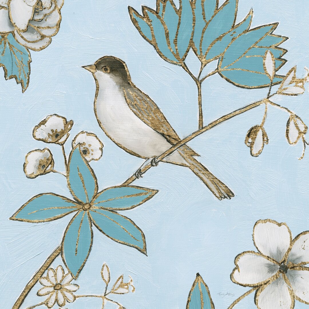 Leinwandbild Toile Birds IV von Emily Adams