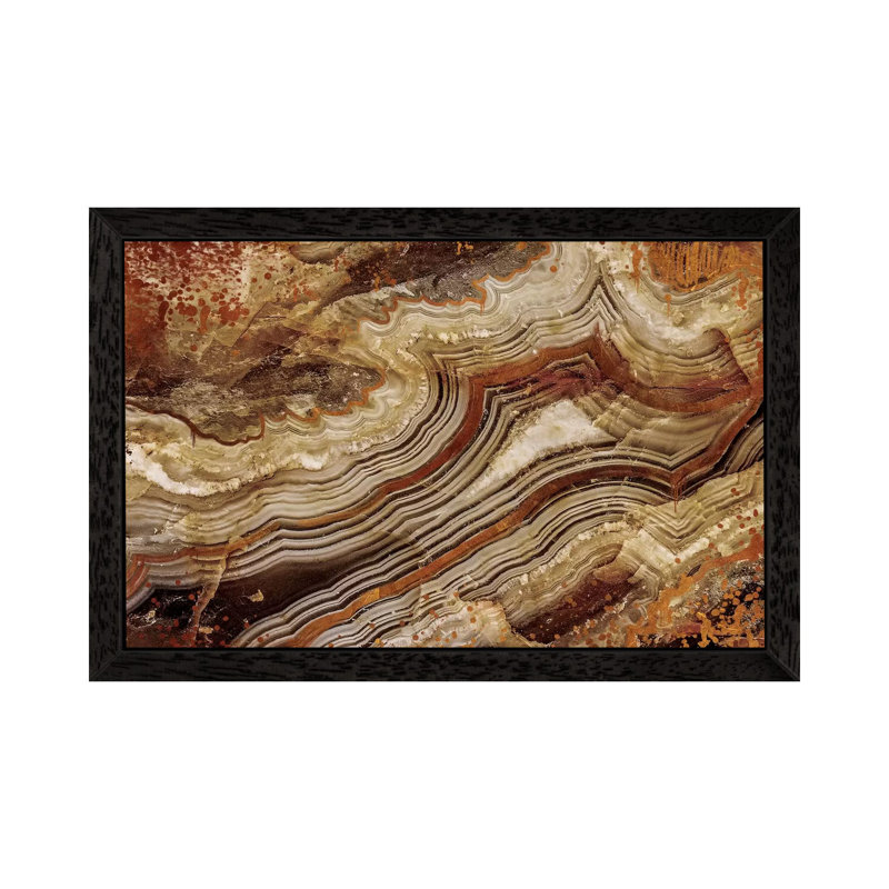 Burnished Canary - Painting on Canvas, 66.04 cm H x 45.72 cm W, Black Floater Framed