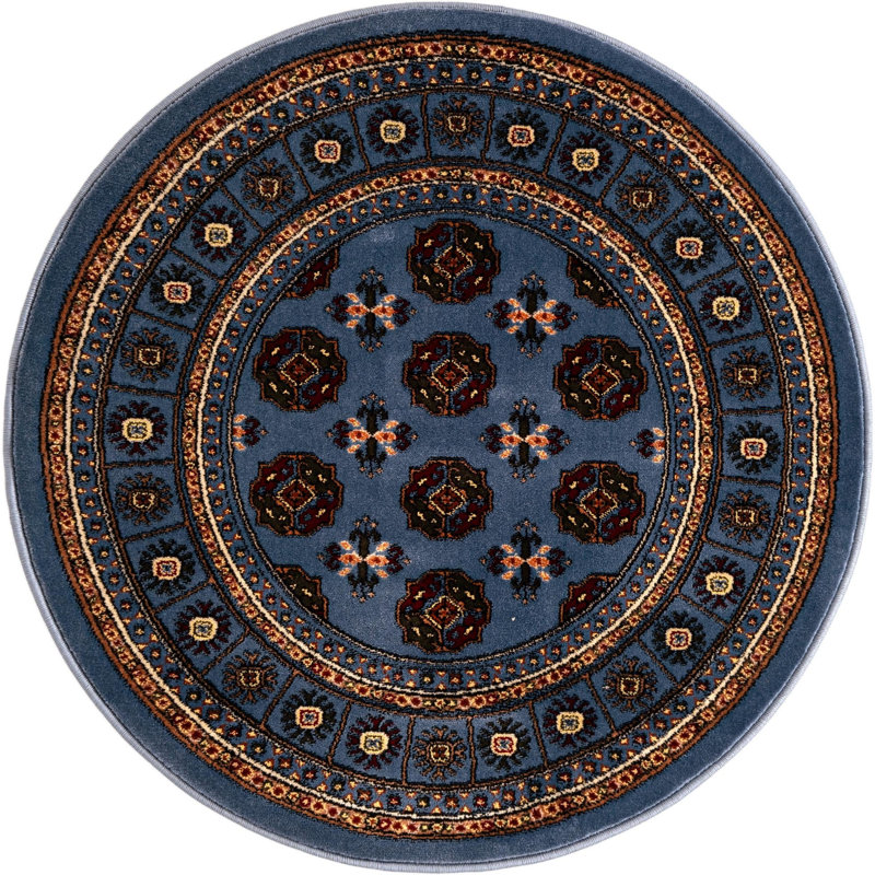 Tapis Balikh Dequone, Rond de 3 pi 1 po