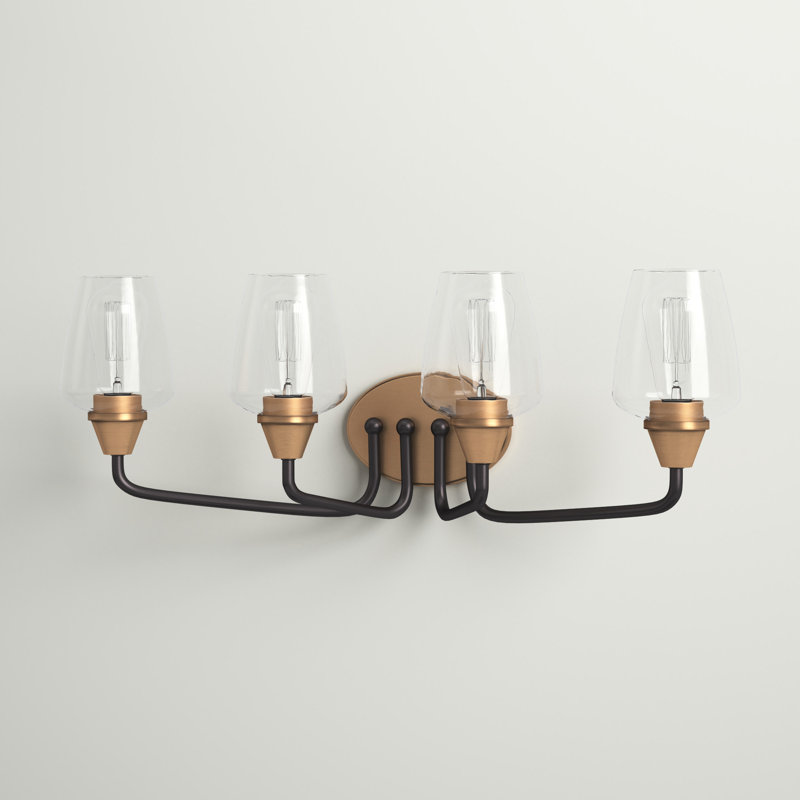 Roseta 4 - Light Dimmable Vanity Light, Bronze/Antique Brass