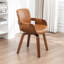 Fauteuil pivotant rembourré en similicuir Dundrod-123200761
