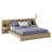 Modern Kaphan Bedroom - Platform Bed with Headboard and Nightstands (2) – Easy Assembly, No Box Spring Required-984603982-990094008