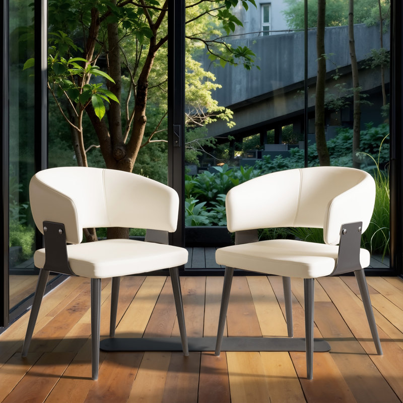 Ensemble de table et de salle à manger extensible en pierre frittée blanche, 9 pièces : table, 8 chaises, Beige