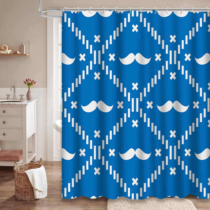 Rideau de douche American Hipster Tartan, L 72 po x l 78 po