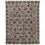Tapis décoratif gris en laine de conception unique 8 pi 1 po x 10 pi 3 po Dermio noué à la main