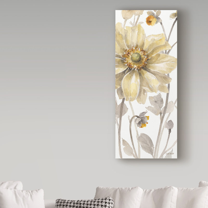 « fields of gold iv », reproduction de peinture à l’acrylique sur toile tendue, H 47 po x l 20 po x P 2 po