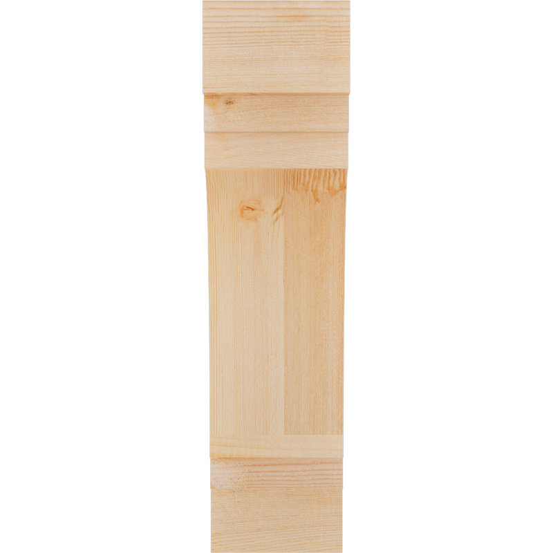 Corbeau Pescadero, H 24 po x l 6 po x P 12 po, Sapin de Douglas, Sciage brut