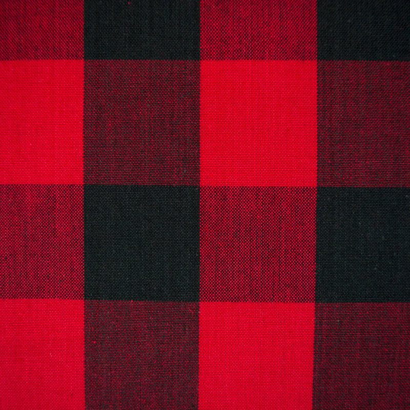 Wolsingham Gingham 100% Cotton Table Runner, Red, 72" L x 14" W