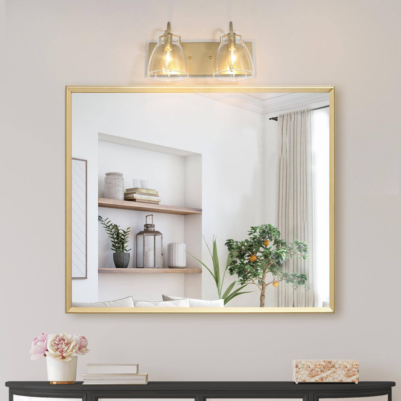 Arnitha 2-Light Dimmable Gold Vanity Light