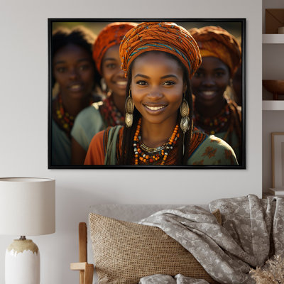 «Chatara Tribes African Tribes Xhosa Portrait I», reproduction sur toile