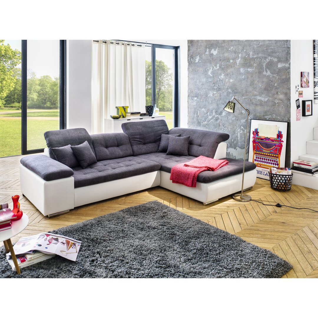 Ecksofa Sofiane mit Bettfunktion