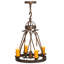 Wagon Wheel 5 - Light Chandelier