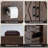 Chimira 35" Farmhouse Storage Bathroom Vanity with Sink Combo,Rustic Brown-2001277886-1986836684
