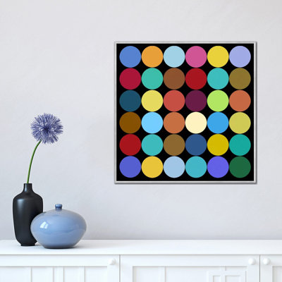 " Modern Art- Dots Nine Colors "