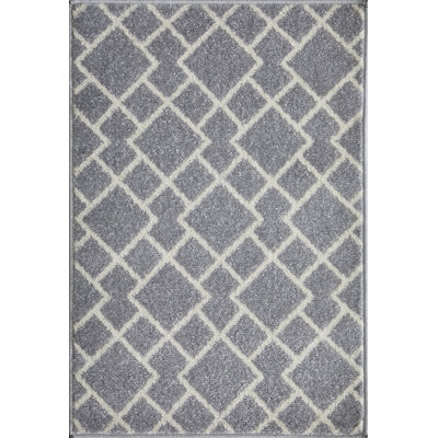 Tapis gris Christine Bleyana