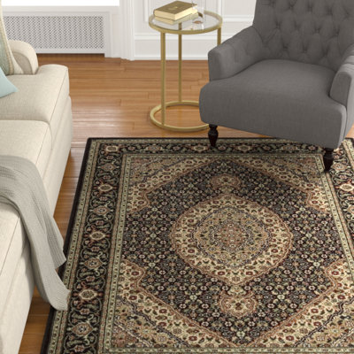 Tapis oriental noir / brun Bayhills