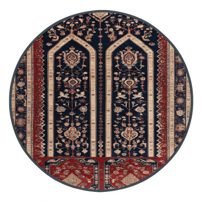 Machine Washable Persian Brown Area Rug