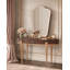  Coiffeuse Camellia avec miroir - Pacane chaude