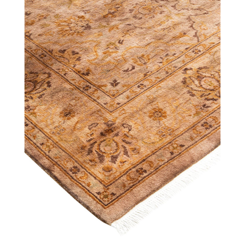 Fine Vibrance One-of-a-Kind 4' 2" X 6' 5" Hand Knotted Area Rug