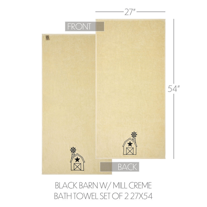 Ensemble de 2 serviettes de bain Timeless Linens