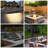 Bronze Low Voltage Integrated LED Metal Step Light Kit