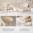 Replica leather soft-seat solid wood dining chair