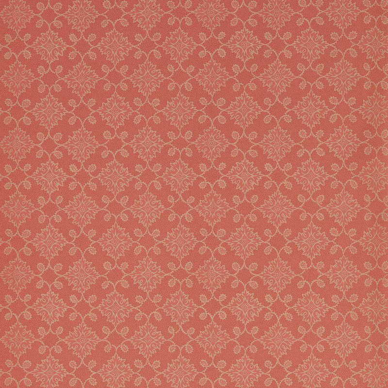 Floral Tracery, Deep Salmon
