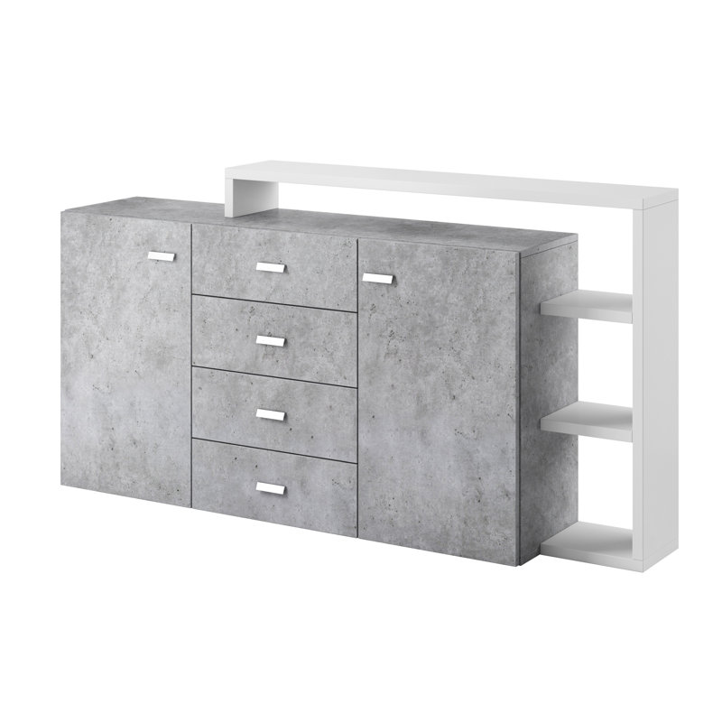 Carnahagh 180cm Sideboard, Grey/White