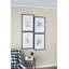 "Floral and Botianical Neutral", mini-liste, encadrée, 4 pièces, impression sur toile