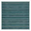  Tapis lavable rayé gris clair sarcelle-1412195252