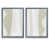 Toile avec cadre gris