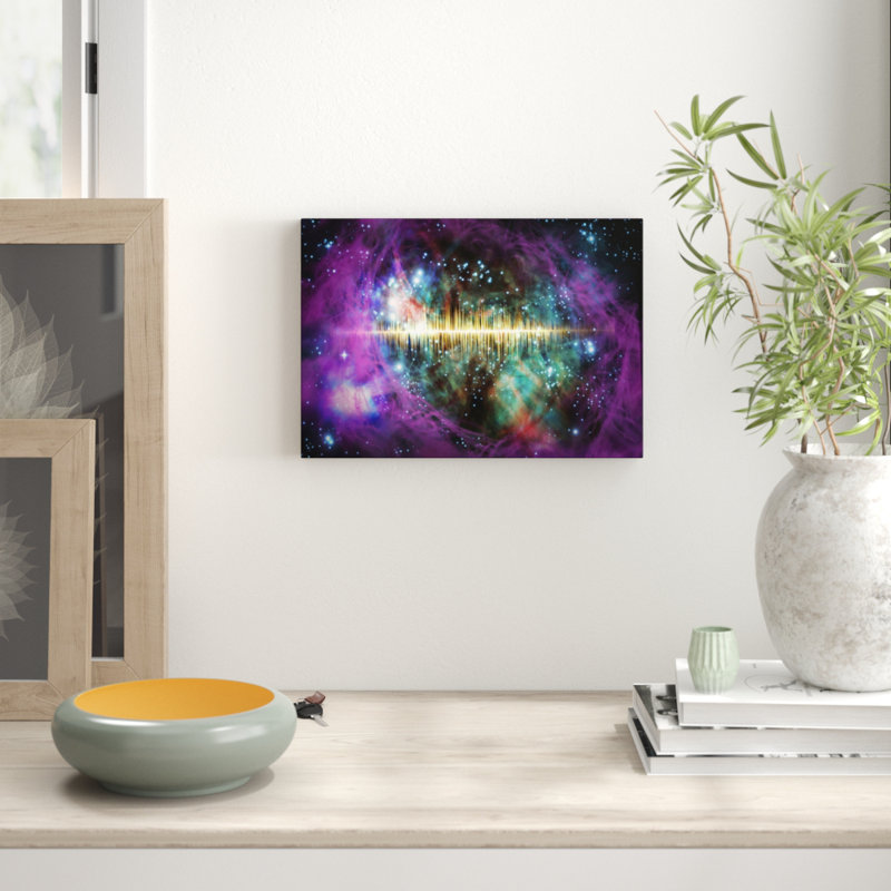 Vibration 1 Universe - Wrapped Canvas Print, 35.6 cm H x 50.8 cm W