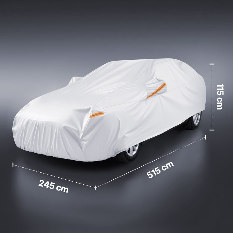 Zip Automobile Cover By VEVOR, 115 cm H x 245 cm W x 515 cm D