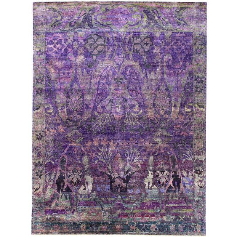 Silk Treasures One-of-a-Kind Rectangle 11'5" X 15'7" Area Rug