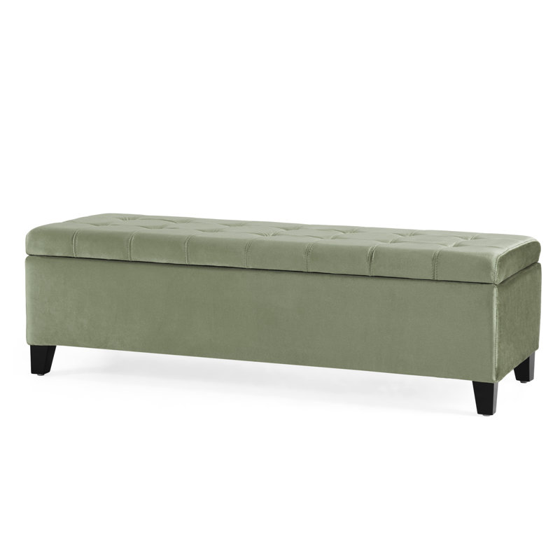 Avera Storage Bench, Pale Green