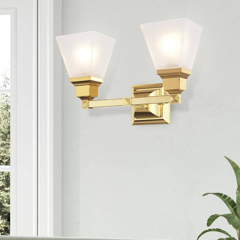 Mathias 2 - Light Dimmable Vanity Light, Polished Brass