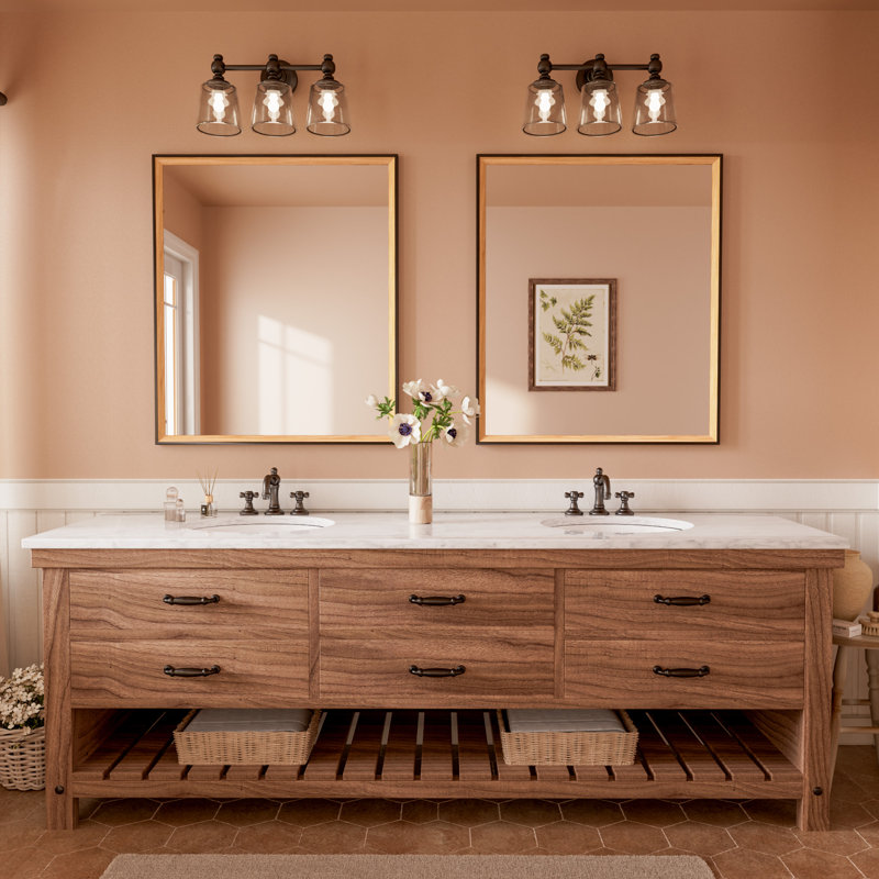 Ascuaga Glass Rectangle Wall Mirror, 30" x 36"