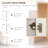 Kitchen Storage with 6 Doors, 2 Drawers and 3-Level Adjustable Shelves Kitchen Buffet