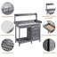 Garden Wood Potting Bench 100% Fir Wood-81833144