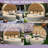 All-Weather Patio Daybed Sectional Set with Retractable Canopy & Adjustable Table