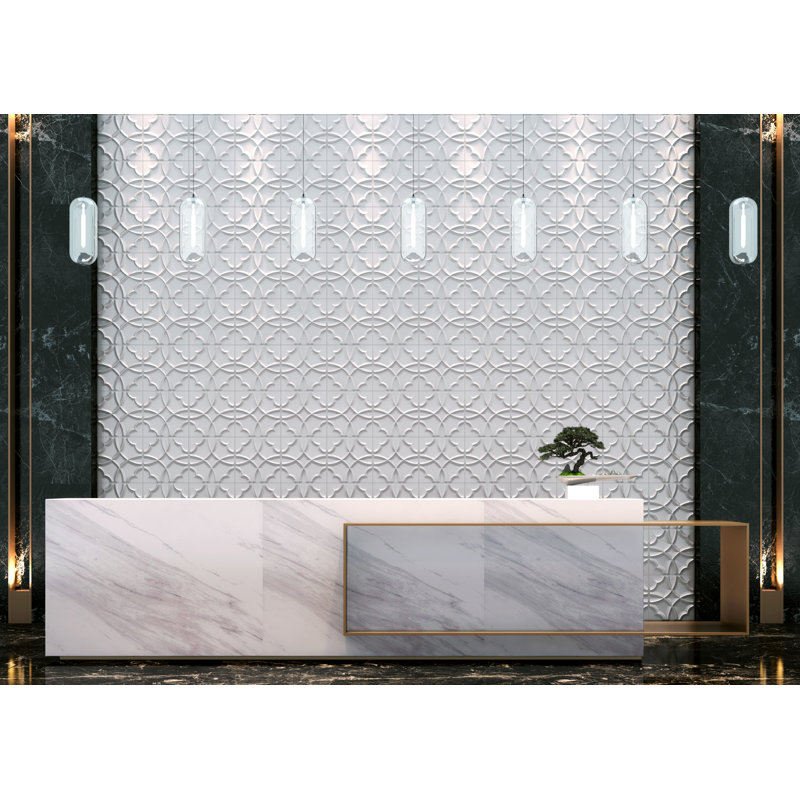 Panneau mural en bambou de 20 po x 20 po Falkirk