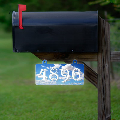 Plaque d'adresse sur 1 ligne
