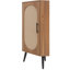 Unité de rangement de coin de chambre à coucher avec porte, capacité de charge de 88 livres, base triangulaire stable en métal intégrée à la machine, stratifié réglable, bonde, support de salle de bain à poignée souple, capacité estimée,-894602058