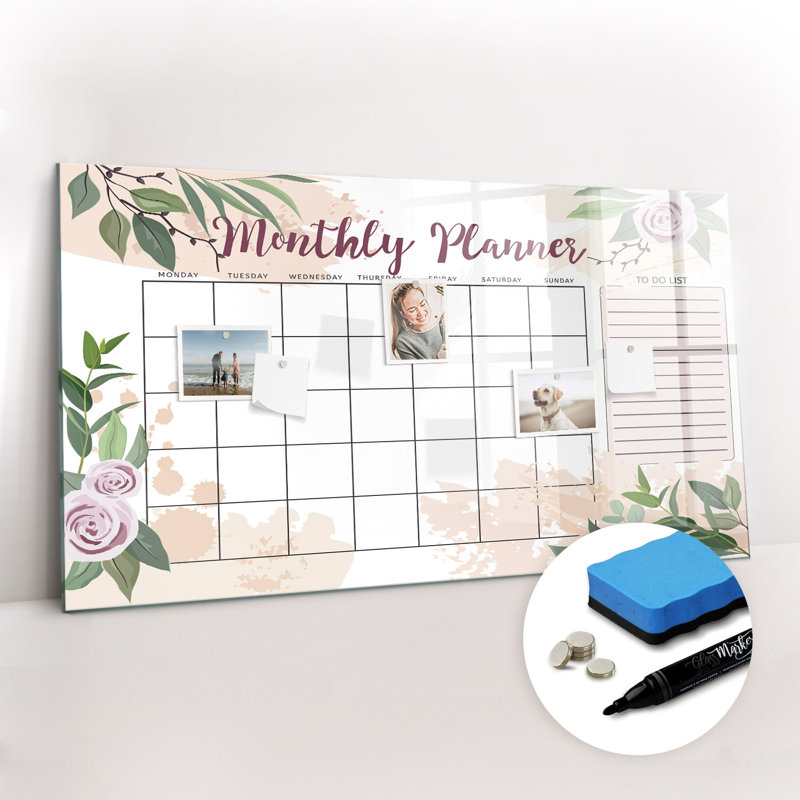 Magnetic Glass Dry Erase Board