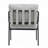 Metal Frame Upholstered Accent Armchair-409018048