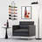 Khalen Wall Mounted Wine Bottle Rack in Black