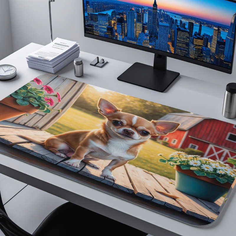Polyester Desk Pad, 23.6x13.8