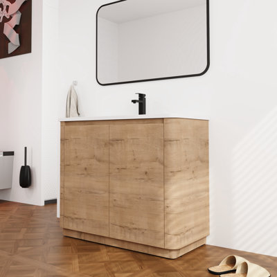 40'' Single Bathroom Vanity with Ceramic Top