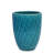 Cyan Ceramic Planter With Glossy Finish, For Patio, Garden, Or , All - Weather Resistance, 17.01" L W 21.34" H Planter, Drainage Root Development,-1912245722
